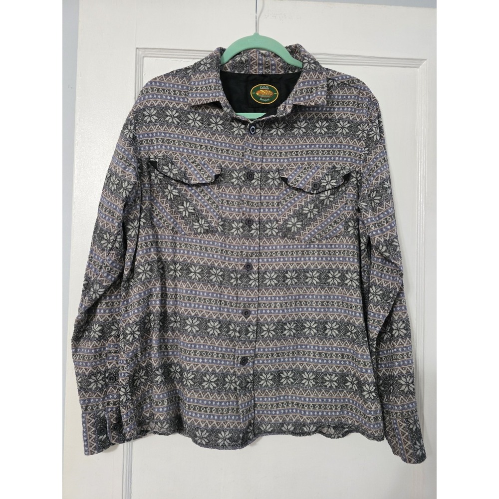 Satilla Boardsports Men's Button‎ Up Shirt Size Medium